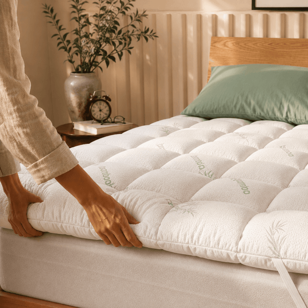 Place it over your mattress.